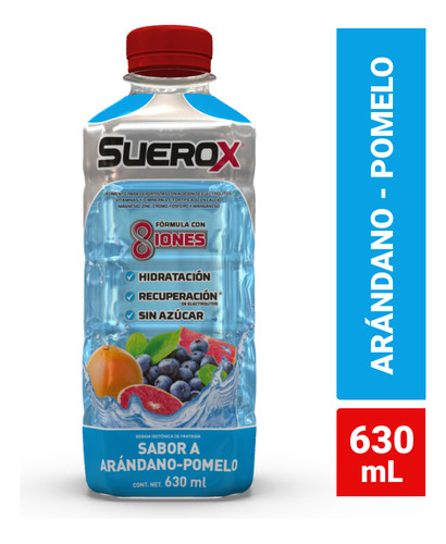 Suerox Bebida Isotónica Arándano-pomelo 630 Ml