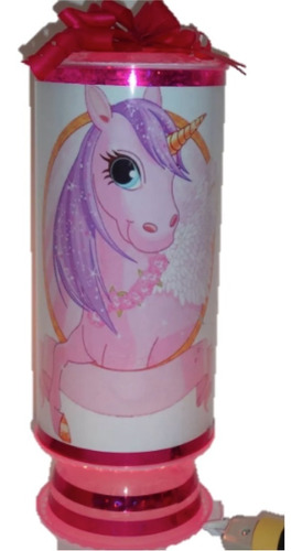 Unicornios Centros De Mesa 15+1 De Regalo  16lámparas 38cm D