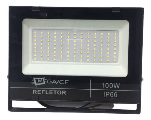 Refletor Led Smd 100w Luz Branca Holofote Bivolt Ip 66 Mgc