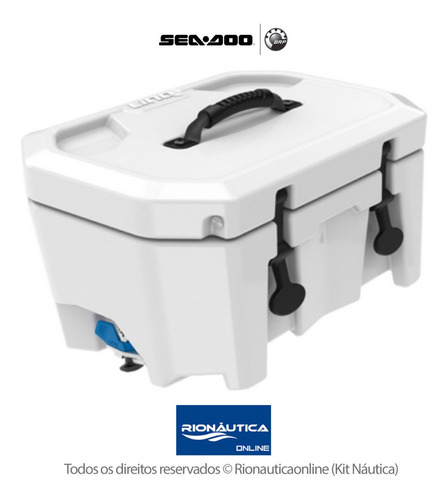 Imagem 4 de 10 de Bagageiro 16 L Sea Doo Caixa Termica Cooler Linq Original