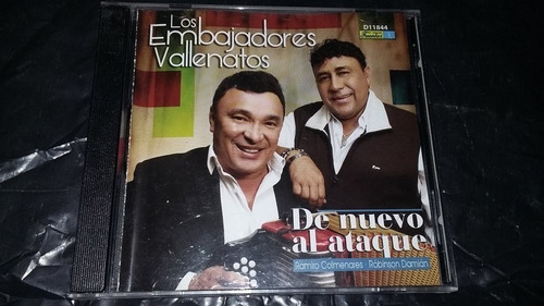 Los Embajadores Vallenatos De Nuevo Al Ataque Cd Vallenato