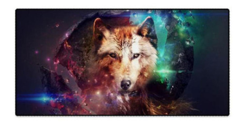 Mouse Pad gamer Exbom MP-7035C de tecido Lobo xg 350mm x 700mm x 3mm