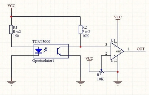 Sensor Tcrt5000 Infrarrojo Seguidor De Linea, 5 Piezas