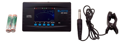 Afinador Metronomo Cromatico Joyo Jmt-9001b Guitarra Bajo Color Negro