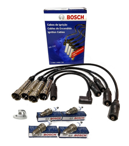 Juego Cables + Bujias 1e Bosch Vw Senda Gol G1 - Saveiro G1