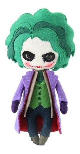 Imagen 1 de 9 de El Joker El Guasón Muñeco De Peluche Y Mas De Fieltro:)