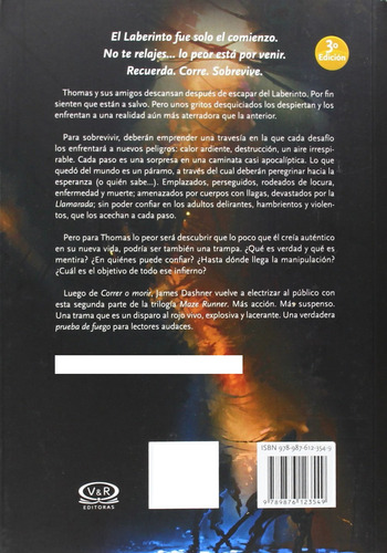 Maze Runner Prueba De Fuego Vol 2 Vr Editoras