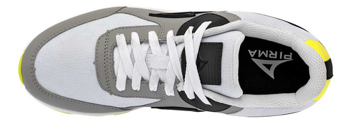 Tenis Mujer Pirma Gris Blanco 101-064