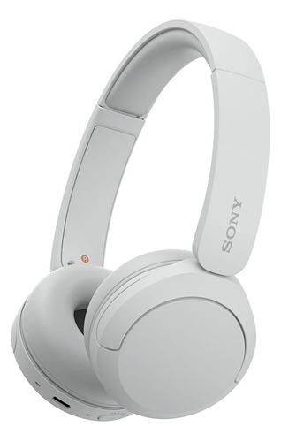 Auriculares over-ear Sony WH-CH520 YY2958 con bluetooth, color blanco