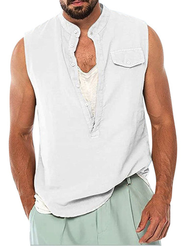 Suéter Casual Liso Con Cuello En V Para Hombre, Mangas De Al