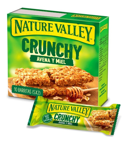 Barra Granola Nature Valley Avena Miel 42g Pack Caja X6