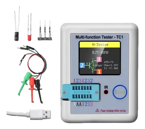comprar Multitester Probador De Transistores Resistencias Diodos