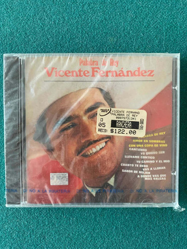 Vicente Fernandez Palabra De Rey  Cd Nuevo Sellado