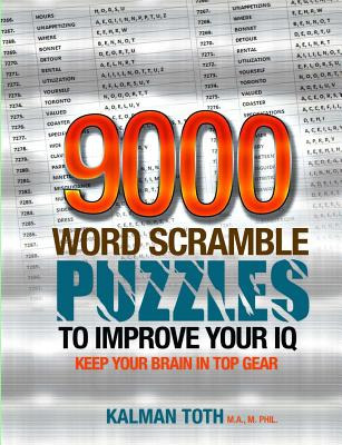 Libro 9000 Word Scramble Puzzles To Improve Your Iq - Tot...