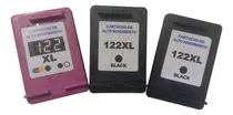 Comprar Trio 3 Cartuchos De Tinta 2 122xl Pretos + 1  122 Colorido