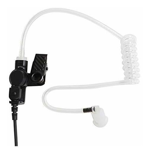 Imagen 4 de 5 de Tenq 3' 2 Wire Coil Earbud Audio Mic Surveillance Kit For Ke