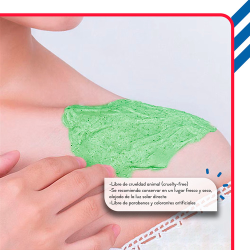 Exfoliante Corporal 350ml Hidratante Piel Suave Reafirmante Aguacate