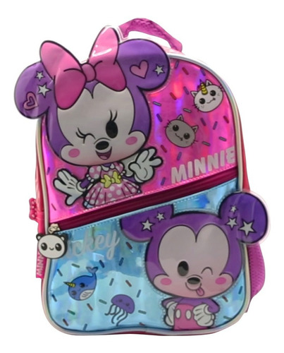 Mochila Minnie Mouese De Espalda 12 Pulgadas Jardin Original