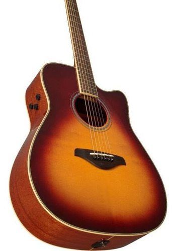 Guitarra transacústica Yamaha Fgc Ta Bs Folk Steel Color Brown | Guía para la mano derecha
