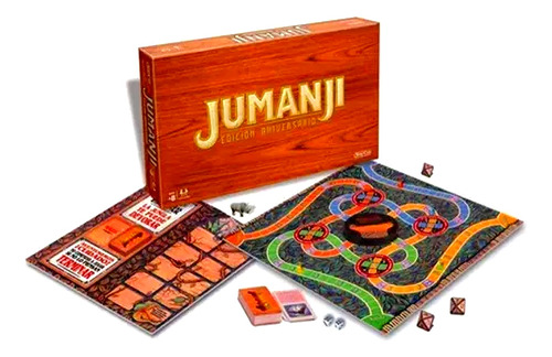 Jumanji Edicion Aniversario Juego De Mesa Familiar Jungla Tl