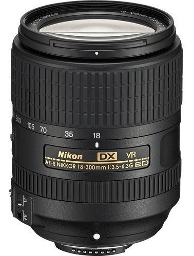 Imagem 1 de 6 de Lente Nikon Af-s Dx 18-300mm F/3.5-6.3g Ed Vr 12x S/juros