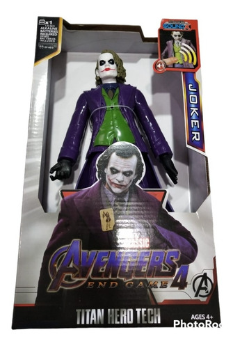 Muñeco Joker Guason  Luz Sonido Alternativo 30cm