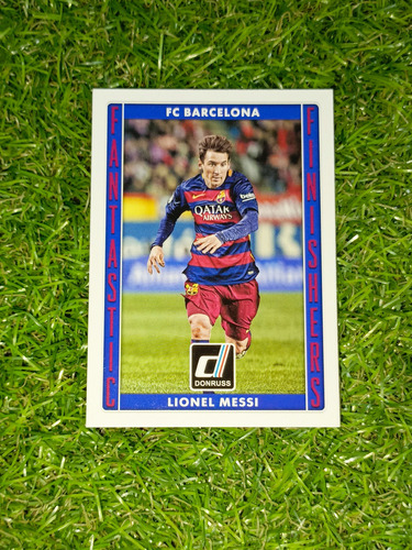 Cv Lionel Messi 2015 Donruss Fantastic Finishers Barcelona 