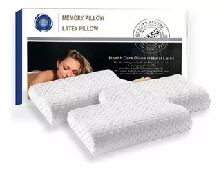 3 Almohadas Viscoelásticas Ortopédicas Memory Pillow