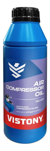 Aceite Para Compresor De Pistón Vistony Iso 100 - 1/8 Gal.