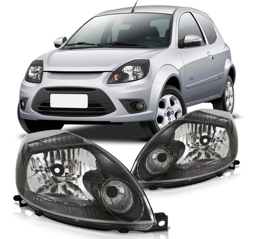 Optica Ford Ka Fondo Negro 2012-2013-2014-2015