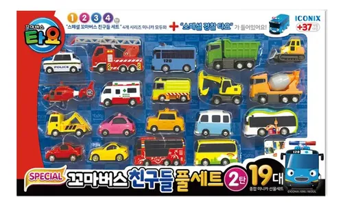 Conjunto Toy Tayo The Little Bus Special Friends Com O Segun