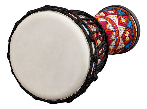 Tambor Africano Portátil Com Padrões De Djembe Africanos