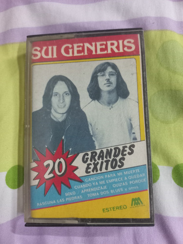 Sui Generis 20 Grandes Exitos Cassette...la Plata