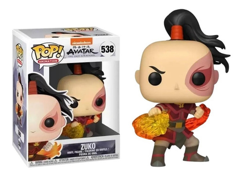 Boneco Funko Pop Zuko Anime Avatar A Lenda De Aang #538