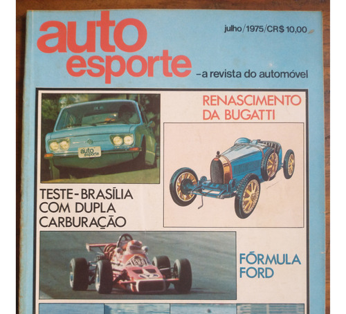 Revista Auto Esporte Nº 129 Julho 1975