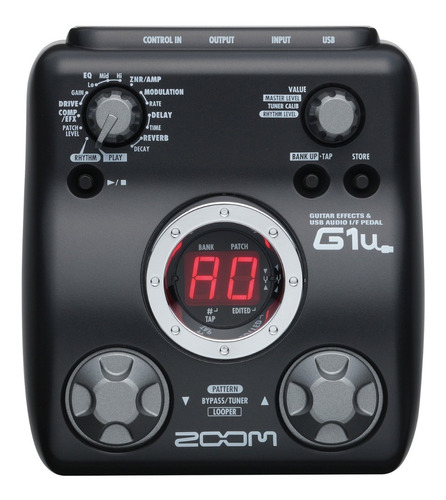 Zoom G1u Pedalera Multiefectos Efectos Usb Pedales Interface