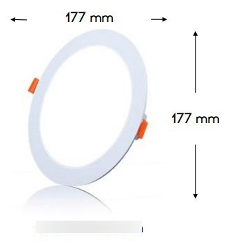 Lampara Led 15 Empotrable Ultra Fina