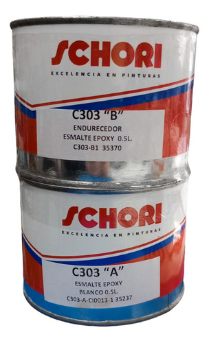 Esmalte Epoxy Brillante Schori C303 X 1 Lt. Colores