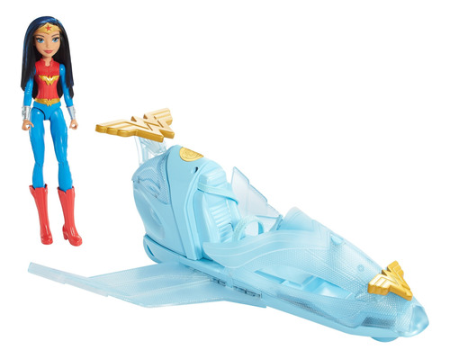 Dc Super Hero Girls Wonder Woman & Invisible Jet Dolls