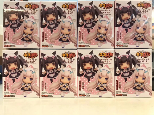 8pcs/1set Conjunto De Empregada Anime Nekopara Figura Chocol