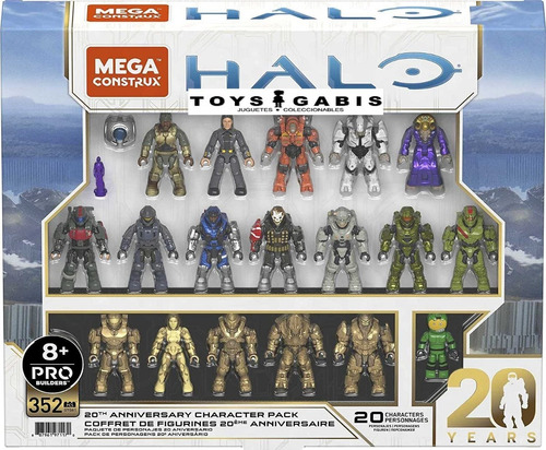 Mega Bloks Halo Edicion Especial Mega Construx 20 Figuras