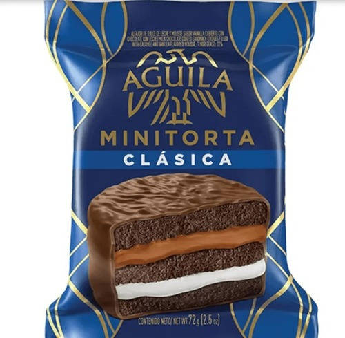 Alfajor Aguila Minitorta Clasica 71g Caja De 21 Unidades