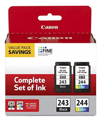 Pack Tintas Canon  Color 244 + Negro 243 Imp.canon Tr4522