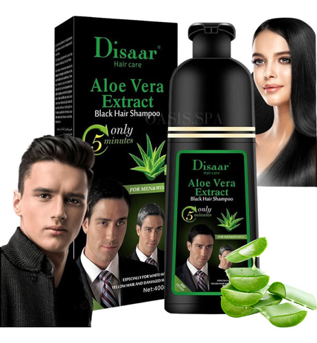Shampoo Colorante Tinte Rápido Canas 400ml