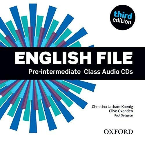 English File Pre-intermediate_class Audio Cd X 4 3rd Edition
