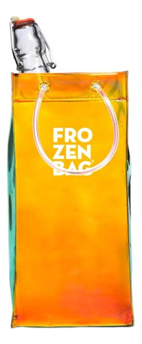 Hielera Frapera Frozen Bag Classic Bronze Metal Para Botella