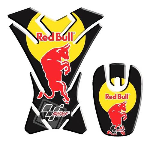 Adesivo Tankpad Protetor Tanque Bocal Suzuki Yes Red Bull