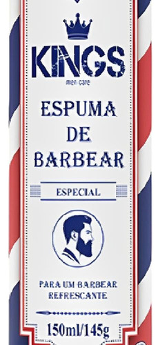 Espuma De Barbear Kings 150 Ml My Health
