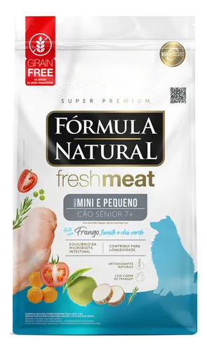 Ração Fórmula Natural Super Premium Fresh Meat Cão Sênior Portes ...