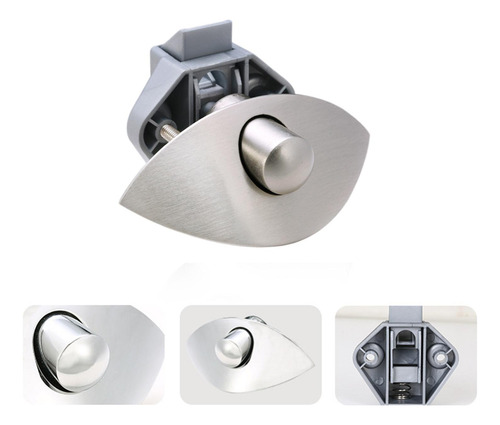 Cerraduras De Botón De Pestillo De Para, 14mm-16mm, Plata